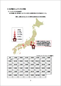シェアハウス市場調査PDF